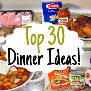 30 of the BEST Easy Dinner Ideas | Quick & Tasty Recipes | Julia Pacheco