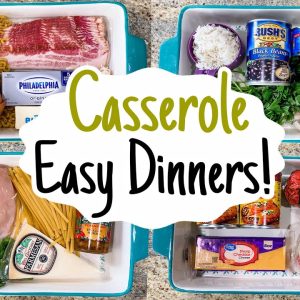 CASSEROLE MEALS | 5 of the BEST Quick & EASY Casserole Recipes! | WHAT'S FOR DINNER? | Julia Pacheco