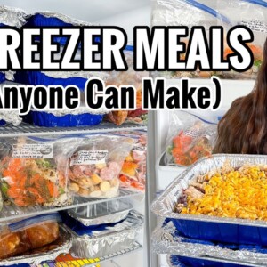 20 EASY FREEZER MEALS | Cheap & Tasty FAIL-PROOF Freezer Meal Planning Ideas | Julia Pacheco