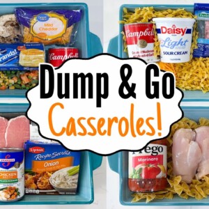 5 DUMP & GO CASSEROLE RECIPES | Quick Dinners Made EASY | Julia Pacheco