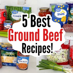 5 BEST Ground Beef Recipes! | Tasty, Quick & Cheap Dinners Made EASY! | Julia Pacheco