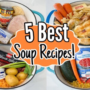5 of the BEST Soups You'll Ever Make! | Tasty & EASY Soup Recipes | Julia Pacheco