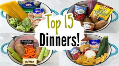 Whats For Dinner? 15 Best Tried & True ONE-POT Meals | The EASIEST Weeknight Recipes | Julia Pacheco